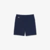 Stretch katoenen twill chino-short