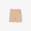 Stretch katoenen twill chino-short
