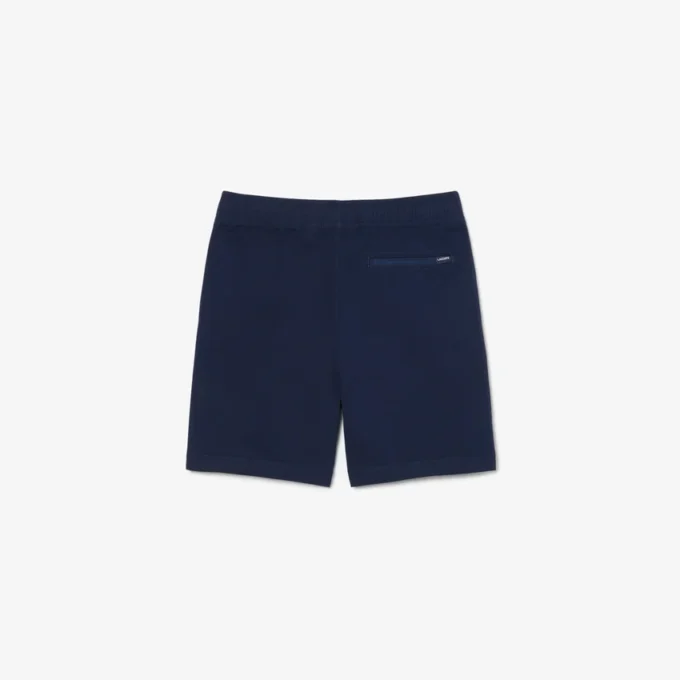 Stretch katoenen twill chino-short