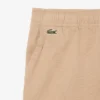 Stretch katoenen twill chino-short