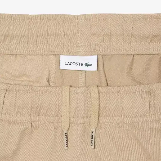 Stretch katoenen twill chino-short