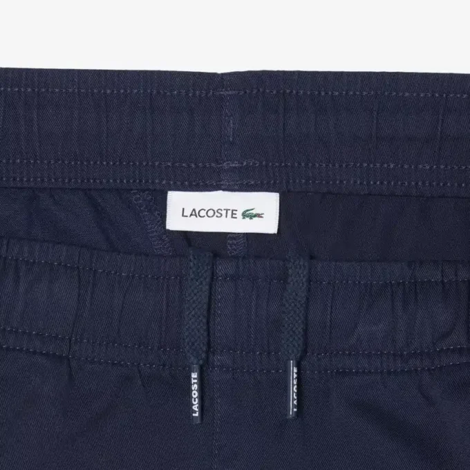 Stretch katoenen twill chino-short