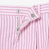 Stretch Oxford gestreepte bermuda