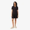 Stretch Piqua geplooide polojurk