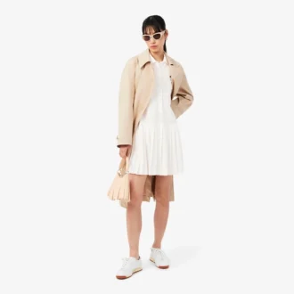 Stretch Piqua geplooide polojurk
