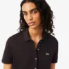Stretch Piqua geplooide polojurk