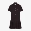 Stretch Piqua geplooide polojurk