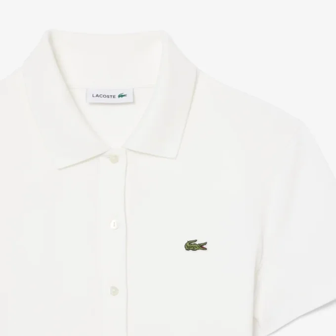 Stretch Piqua geplooide polojurk