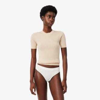 Stretch Pointelle-string