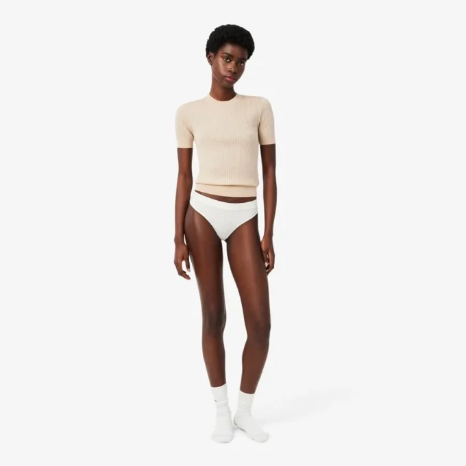 Stretch Pointelle-string
