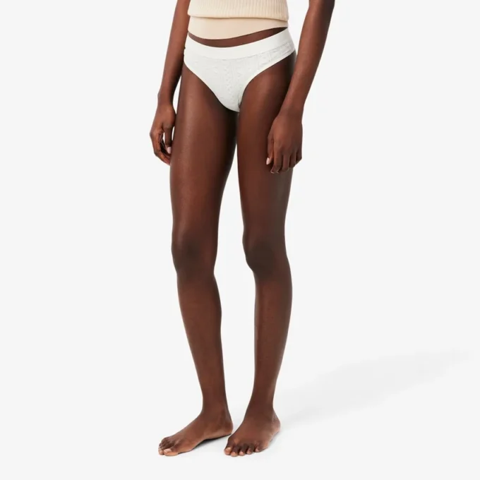 Stretch Pointelle-string