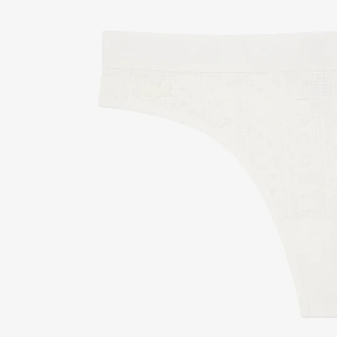 Stretch Pointelle-string