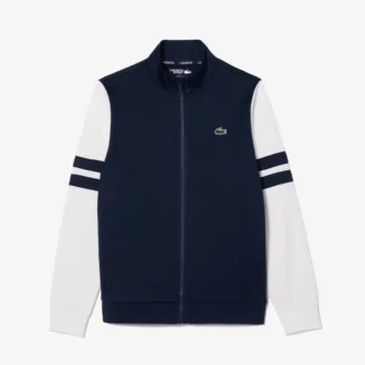 Stretch-tennis-Sweatshirt met ritssluiting voor heren