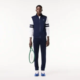 Stretch-tennis-Sweatshirt met ritssluiting voor heren
