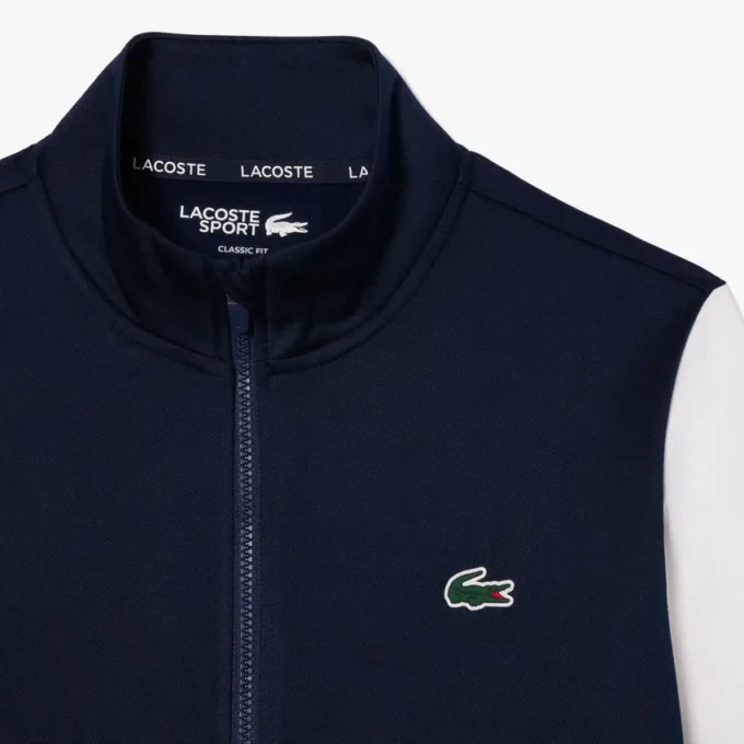 Stretch-tennis-Sweatshirt met ritssluiting voor heren
