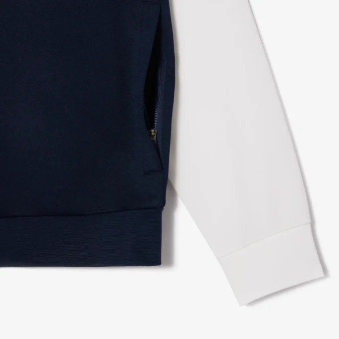 Stretch-tennis-Sweatshirt met ritssluiting voor heren