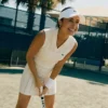 Stretch tennisjurk en -short voor dames