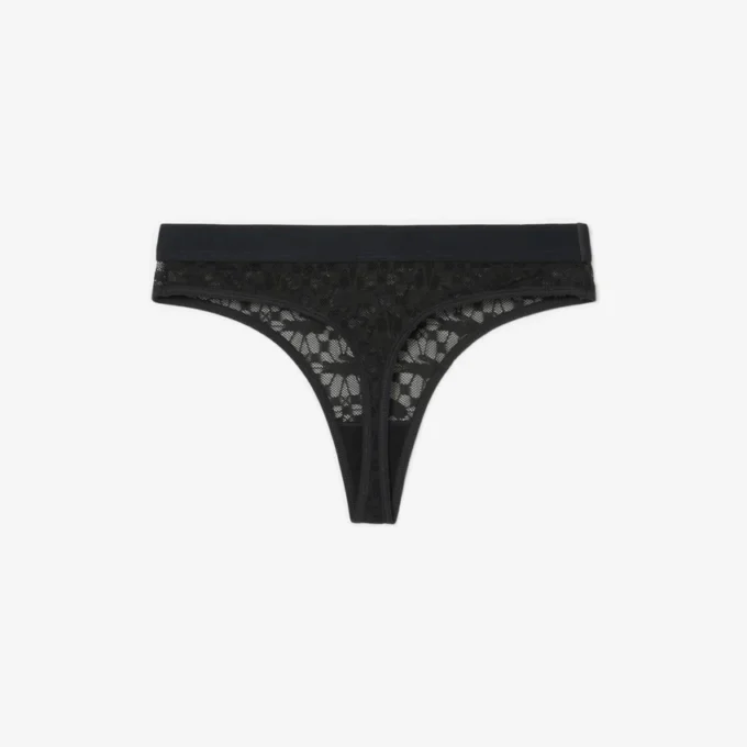 String met logo en kanten tailleband