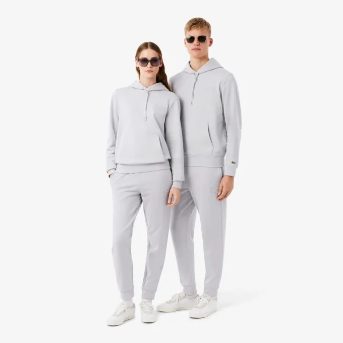Sweatpants met reliëflogo