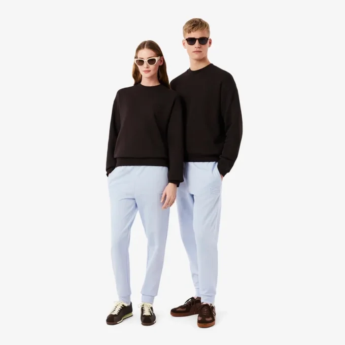 Sweatpants met reliëflogo