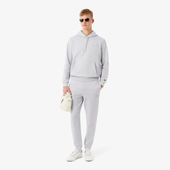 Sweatpants met reliëflogo