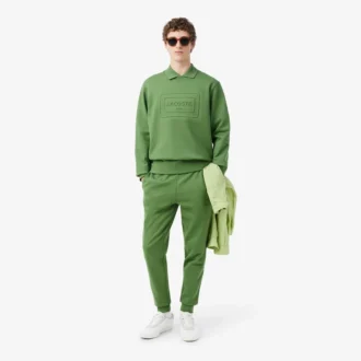 Sweatpants met reliëflogo