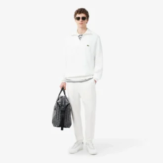 Sweatpants met reliëflogo