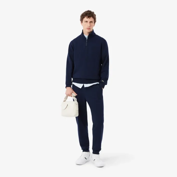 Sweatpants met reliëflogo