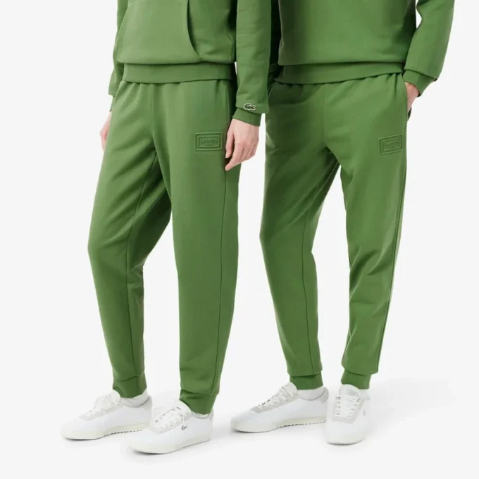 Sweatpants met reliëflogo
