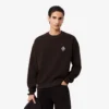 Sweatshirt met dubbelzijdig piqué-embleem