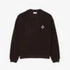 Sweatshirt met dubbelzijdig piqué-embleem