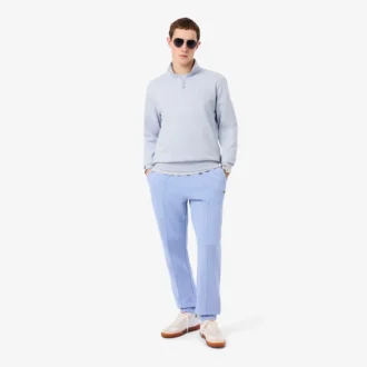 Sweatshirt met hoge kraag, reliëfprint en ritssluiting
