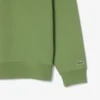 Sweatshirt met hoge kraag, reliëfprint en ritssluiting
