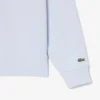 Sweatshirt met hoge kraag, reliëfprint en ritssluiting