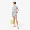 Sweatshirt met korte mouwen en normale pasvorm