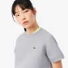 Sweatshirt met korte mouwen en normale pasvorm