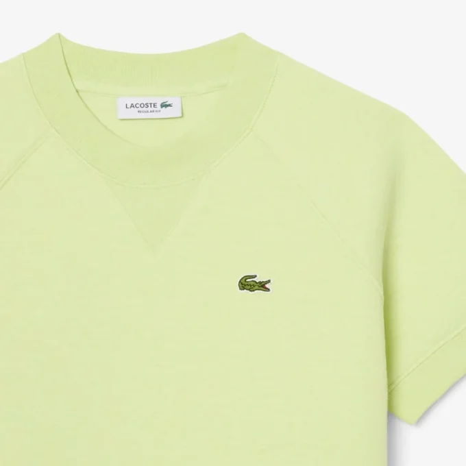 Sweatshirt met korte mouwen en normale pasvorm