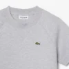 Sweatshirt met korte mouwen en normale pasvorm