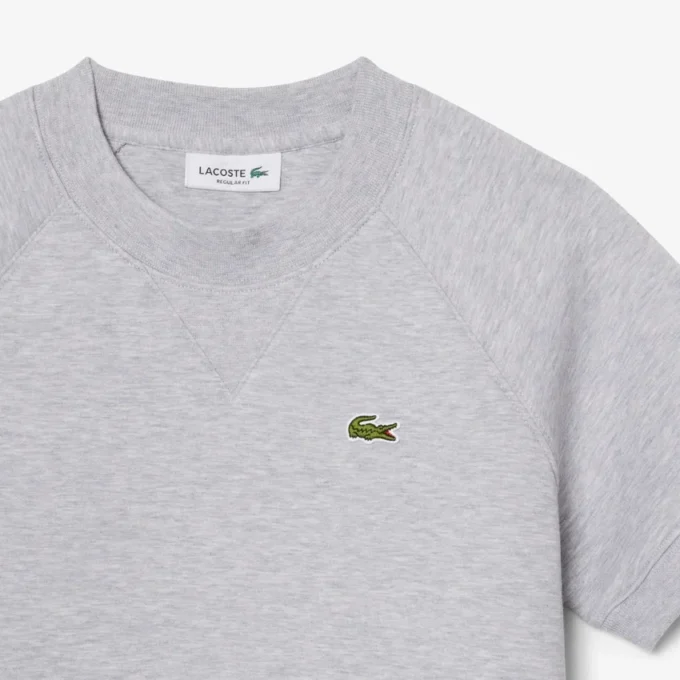 Sweatshirt met korte mouwen en normale pasvorm