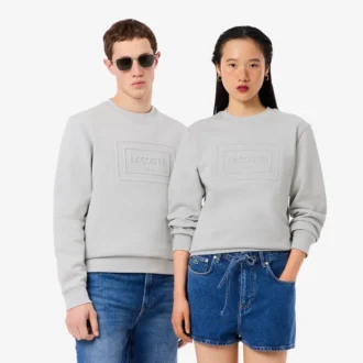 Sweatshirt met reliëf