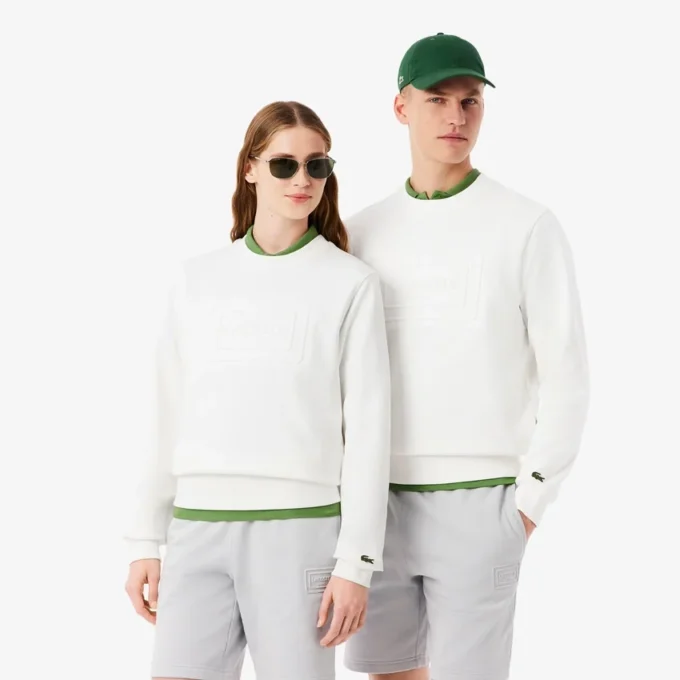 Sweatshirt met reliëf