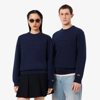 Sweatshirt met reliëf