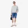 Sweatshirt met reliëf