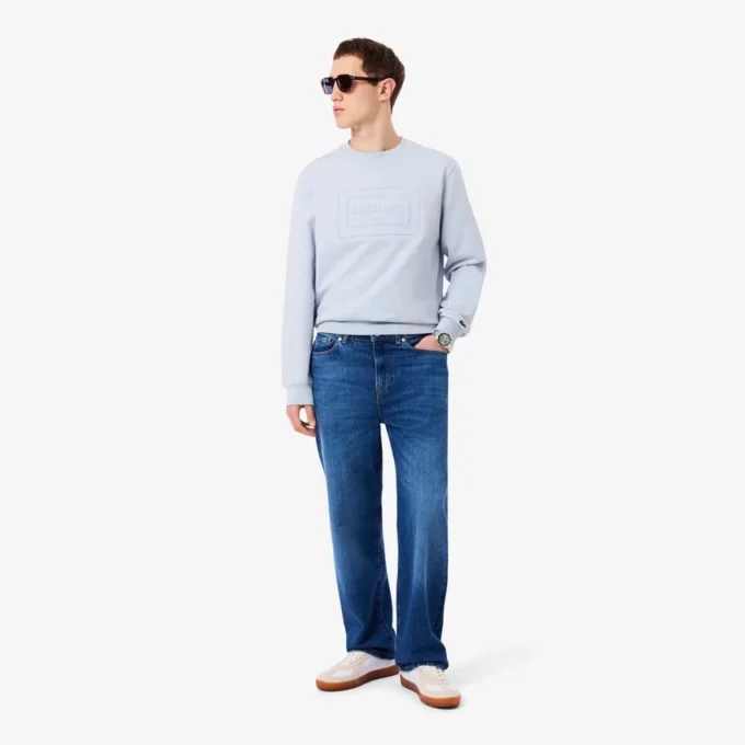 Sweatshirt met reliëf