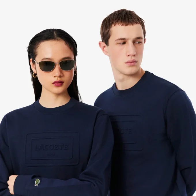 Sweatshirt met reliëf