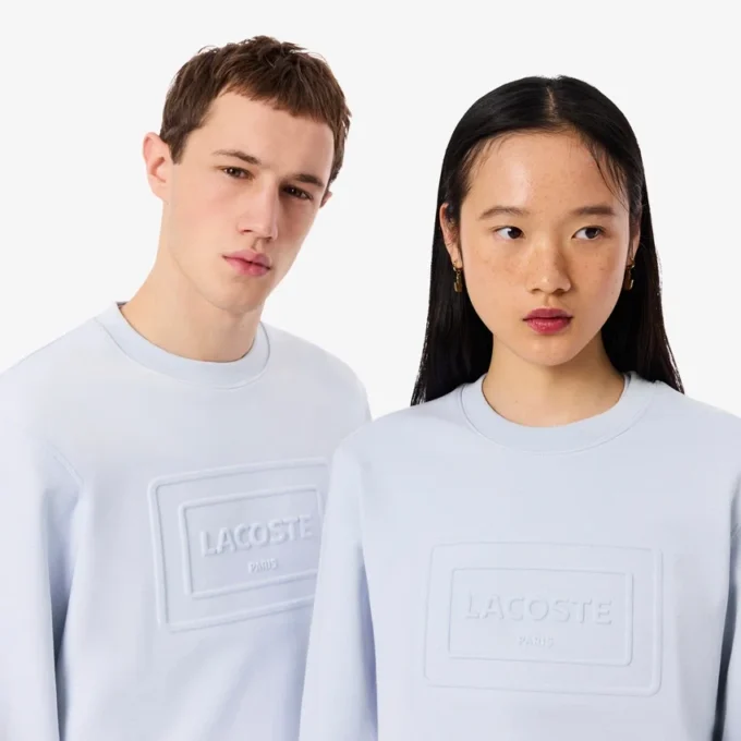 Sweatshirt met reliëf