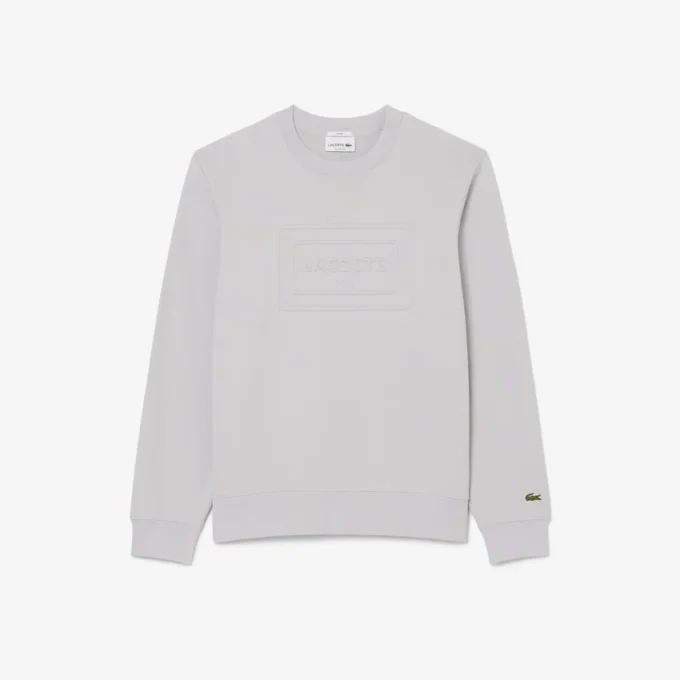 Sweatshirt met reliëf