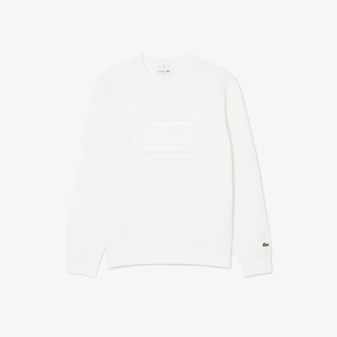 Sweatshirt met reliëf