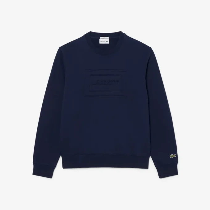 Sweatshirt met reliëf