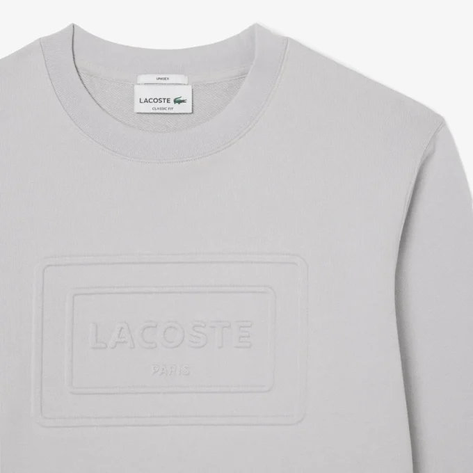 Sweatshirt met reliëf